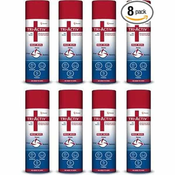 Tri Activ Disinfectant Spray 500 Ml - Pack Of 8