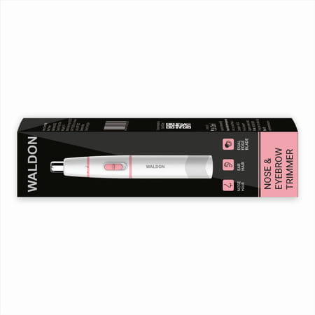 Waldon Es-520 Cordless Nose Trimmer Unisex Suitable Ear And Eyebrow|Stainless Steel Washable Blade