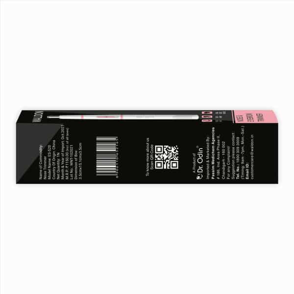 Waldon Es-520 Cordless Nose Trimmer Unisex Suitable Ear And Eyebrow|Stainless Steel Washable Blade