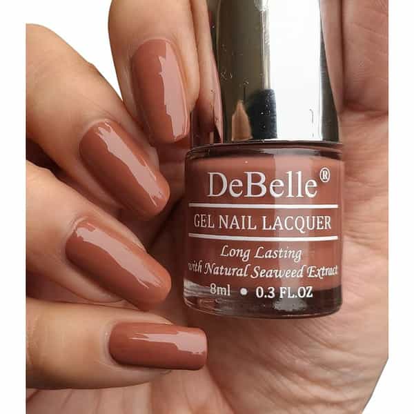 Debelle Gel Nail Polish Combo Gift Set Of 3 Mauve Orchid [Rose Gold Glitter] 24 Ml (8 Ml Each)