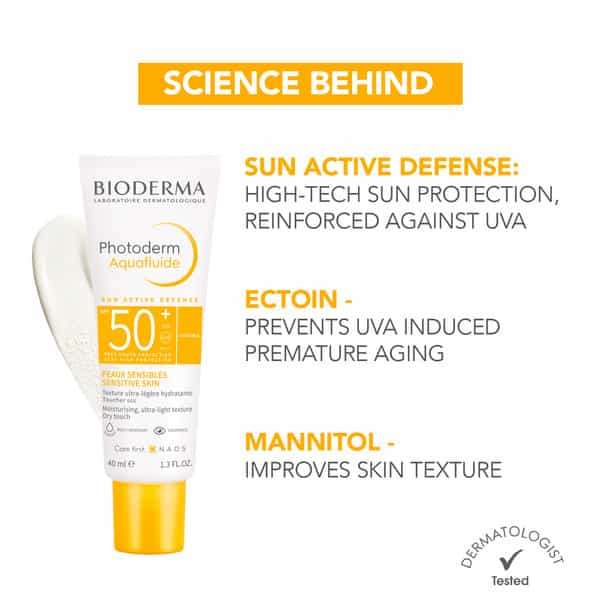 Bioderma Photoderm Max Aquafluide Spf 50+ High Protection Water Resistant 40Ml