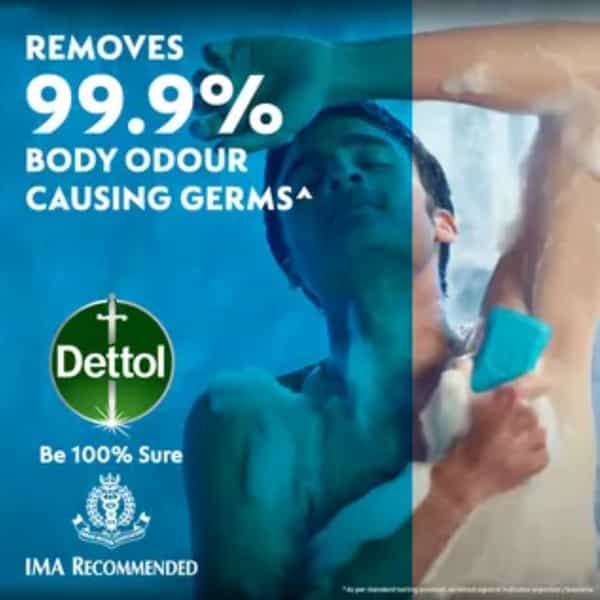 Dettol Icy Cool 2X Menthol Soap 100 G