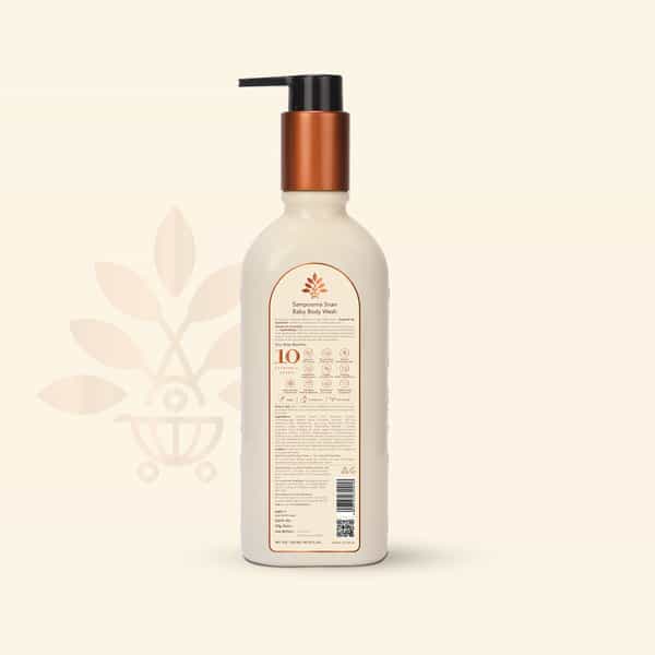 Baby Forest Sampoorna Snan Baby Body Wash | 10 Ayurvedic Herbs | Pack Of 2 X 200 Ml