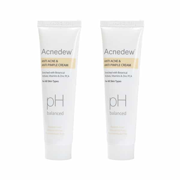 Acnedew Antiacne & Antipimple Cream 25 Gm | Herbs & Zinc Pca | No Paraben (Pack Of 2)