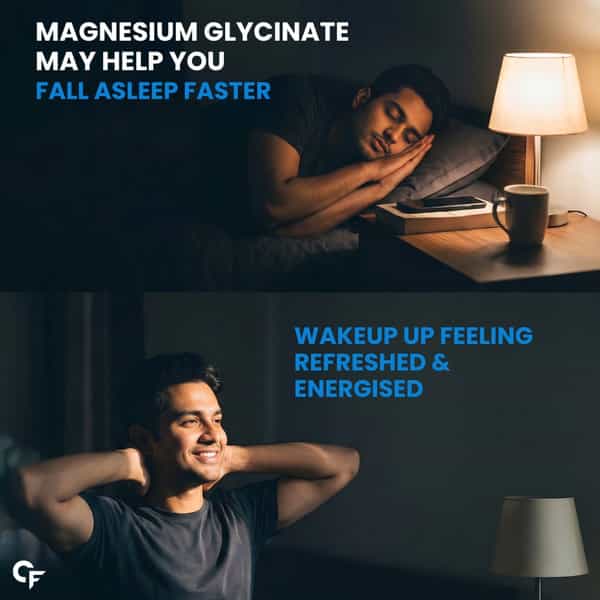 Carbamide Forte Chelated Magnesium Glycinate 2000Mg Supplement - Better Sleep - 60 Tablets