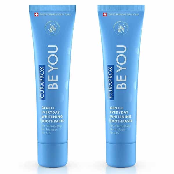 Curaprox Gentle Everyday Whitening Toothpaste (Blackberry) 60Ml X Pack Of 2 Toothpaste