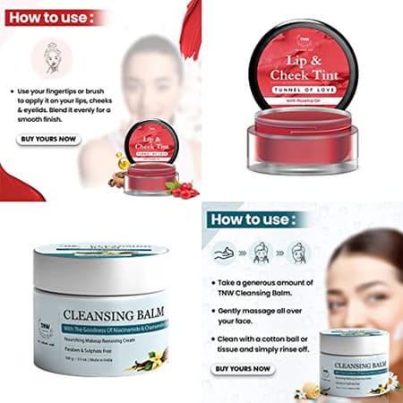 Tnw-The Natural Wash Skincare Combo With Cleansing Balm And Tunnel Of Love Lip & Cheek Tint
