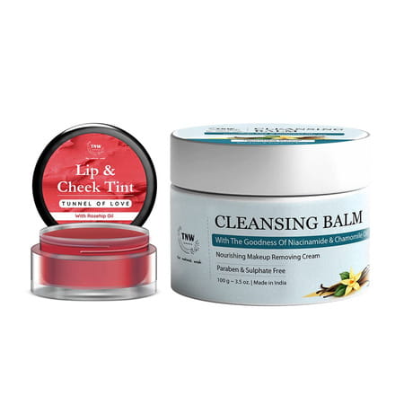 Tnw-The Natural Wash Skincare Combo With Cleansing Balm And Tunnel Of Love Lip & Cheek Tint