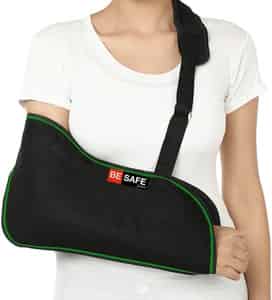 Besafe Forever Arm Sling/ Supporter/ Brace For Fracture Pain Relief M Black