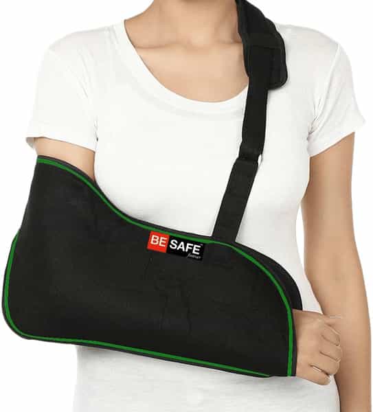 Besafe Forever Arm Sling/ Supporter/ Brace For Fracture Pain Relief M Black