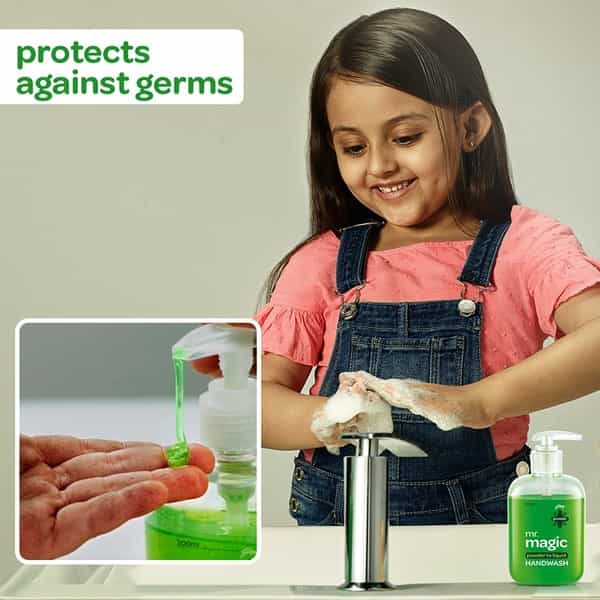 Godrej Protekt Mr Magic Powder To Liquid Handwash - 27G Combo ( Bottle + 3 Refill )