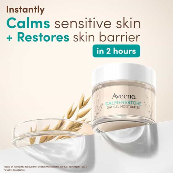 Aveeno Oat Gel Moisturiser - 50Gm