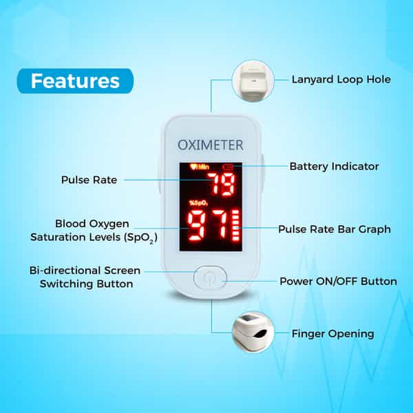 Azista Pulse Oximeter - 1 Unit