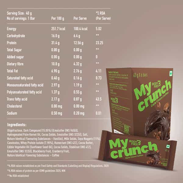 Bodyfirst My Crunch - Dark Choco Coffee