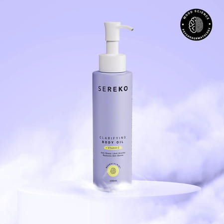 Sereko Almond & Vitamin C Body Oil, Deeply Nourishes, Brighten Skin & Quick Absorbing 100 Ml