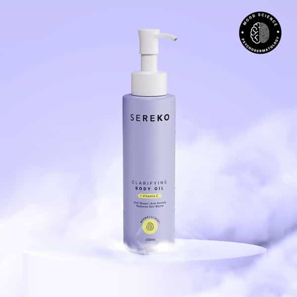 Sereko Almond & Vitamin C Body Oil | Deeply Nourishes | Brighten Skin & Quick Absorbing 100 Ml