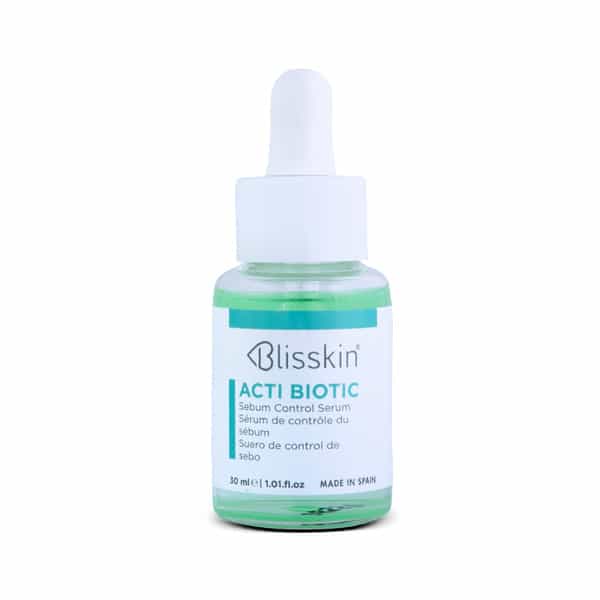 Blisskin Acti Biotic Sebum Control Serum|Hamamelis | Camphor & Bisabolol|Oily & Acne Prone Skin 30Ml