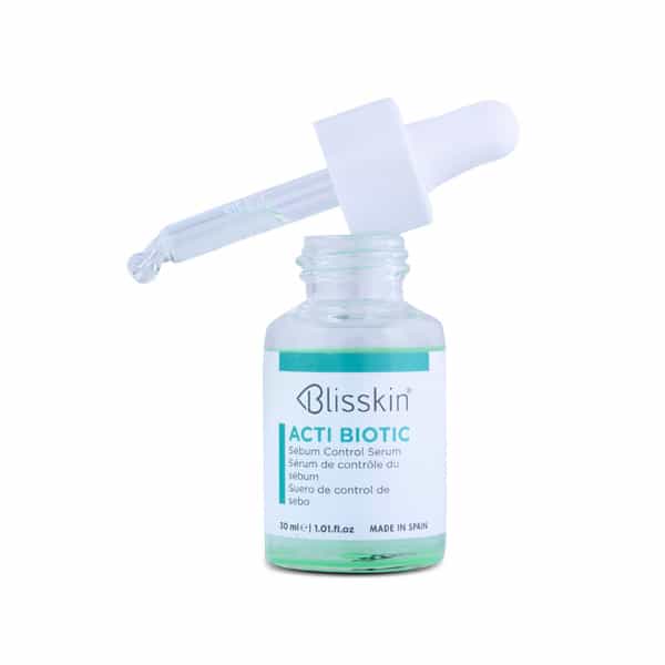 Blisskin Acti Biotic Sebum Control Serum|Hamamelis | Camphor & Bisabolol|Oily & Acne Prone Skin 30Ml