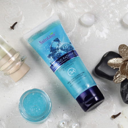 Nutriglow Diamond Radiance Face Wash For Brighter Skin Tone & Deep Pore Cleansing(65ml Each)(Pack 5)