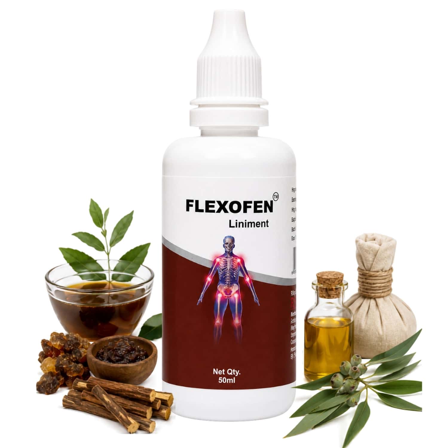 Revinto Flexofen Liniment | Fast Pain Relief | 50ml Pack Of 2