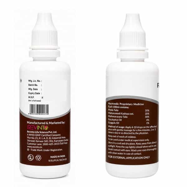 Revinto Flexofen Liniment | Fast Pain Relief | 50Ml Pack Of 2