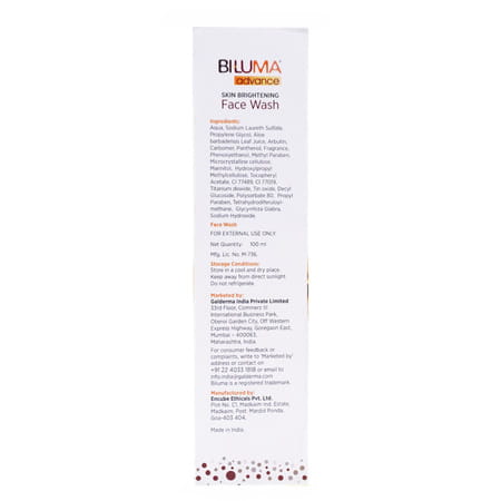 Biluma Advance Skin Brightening Face Wash 100ml