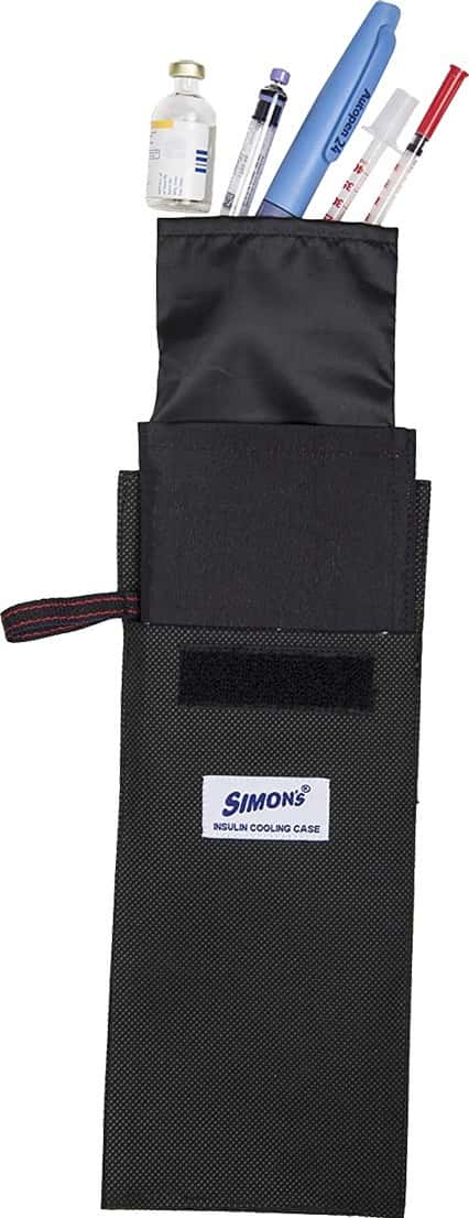 Simon'S Insulin Cooling Case For Diabetics (Black)
