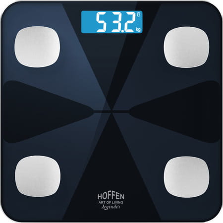 Hoffen Thick Tempered Glass Digital Electronic Lcd Personal Weight Machine - (Ho-19)