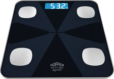 Hoffen Thick Tempered Glass Digital Electronic Lcd Personal Weight Machine - (Ho-19)