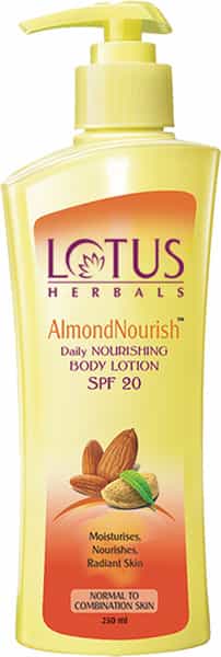 Lotus Herbals Almondnourish Body Lotion Spf 20 250 Ml