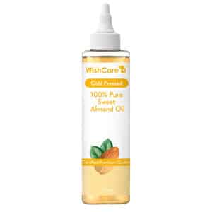 Wishcare 100% Pure Cold Pressed Sweet Almond Oil For Healthy Hair And Glowing Skin (200ml)