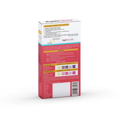 Rapid News Urinary Track Infection Test Kit 3 No'S