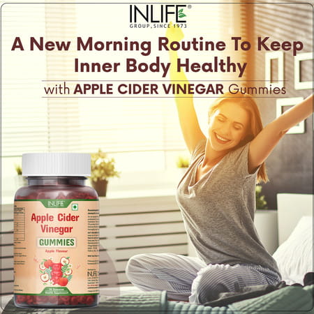 Inlife Apple Cider Vinegar Gummies Buy One Get One Free For Weight Management-30apple Flavor Gummies