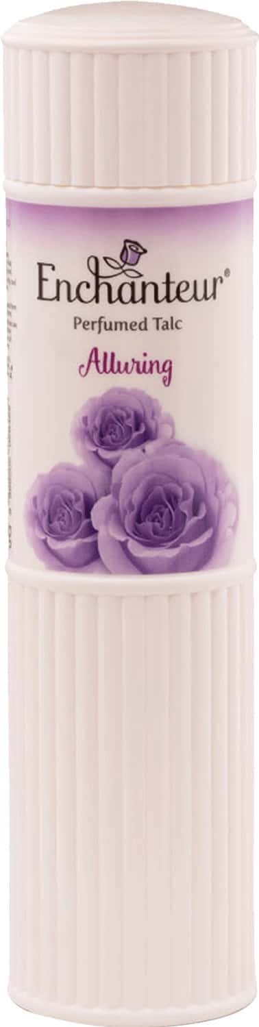 Enchanteur Alluring Perfumed Talc For Women 250g With Roses And Irises Extracts