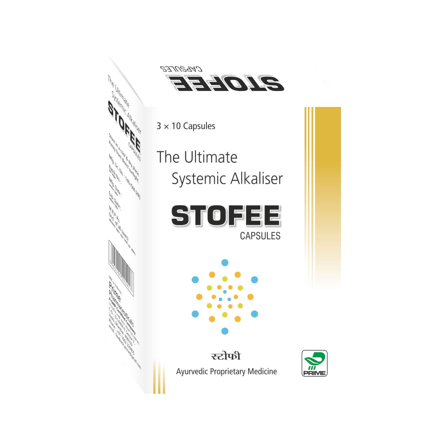 Prime Stofee Ayurvedic Capsules For Kidney Stone & Renal Support - 30n