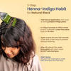 Nat Habit Indigo Powder For Hair | Black Color | 100% Natural (170g)