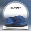 Liveasy Essentials Men's Diabetic & Orthopedic Slippers - Blue - Size Uk 10 / Us 11