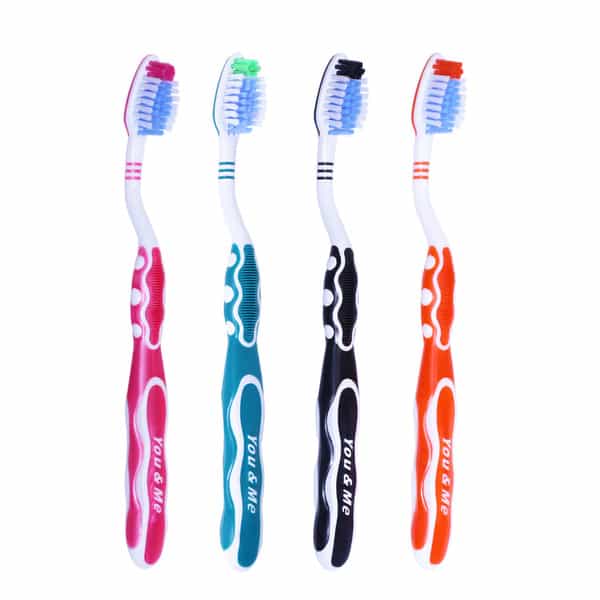 You & Me Contact+ Cross Action Soft Toothbrush (Pack Of 4)