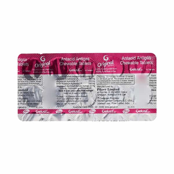 Gelusil Mps Strip Of 10 Tablets