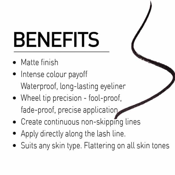 Myglamm Wheelie Liquid Eyeliner-Black