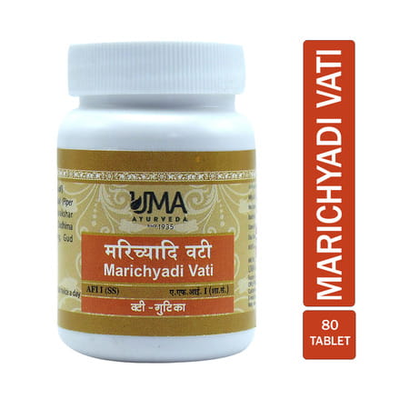 Uma Ayurveda Marichyadi Vati Ayurvedic Tablets 80 Tab