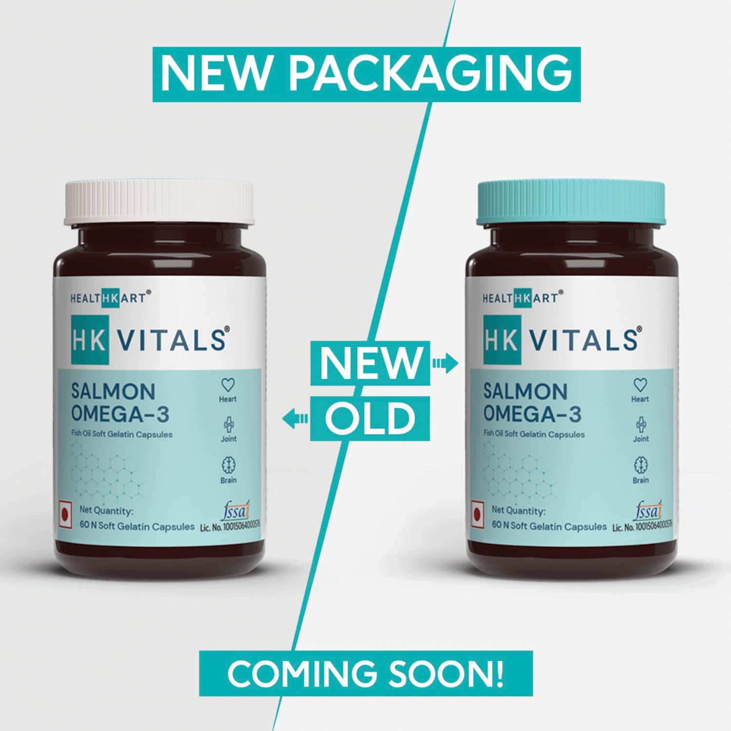 Buy HEALTHKART SALMON OMEGA3 1000MG (180MG EPA & 120MG DHA) 60