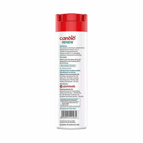 Candid Renew Calamine Anti Fungal Powder (Pack Of 2) Bottle Of 200 G