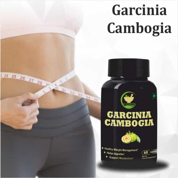 Fij Ayurveda Garcinia Cambogia Supplement With Green Tea Extract- 500Mg 60 Capsules (Pack Of 2)