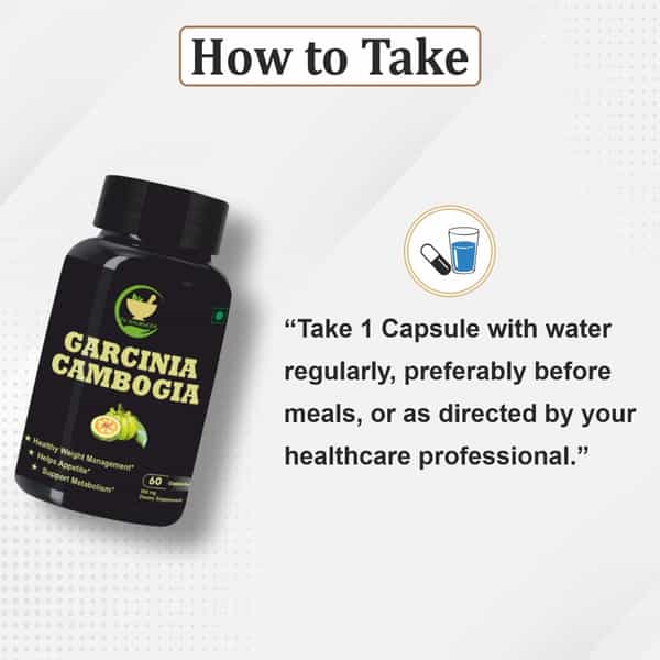 Fij Ayurveda Garcinia Cambogia Supplement With Green Tea Extract- 500Mg 60 Capsules (Pack Of 2)