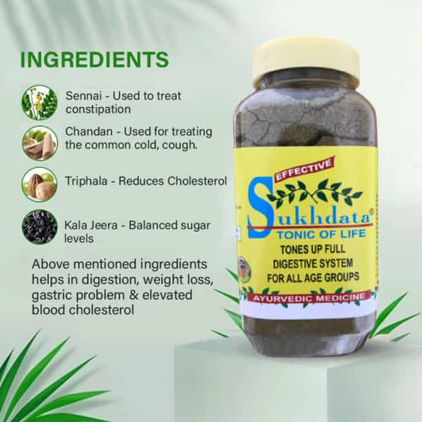 Hass Sukhdata-Tonic Of Life | Ayurvedic Medicine For Constipaiton Relief & Indigestion
