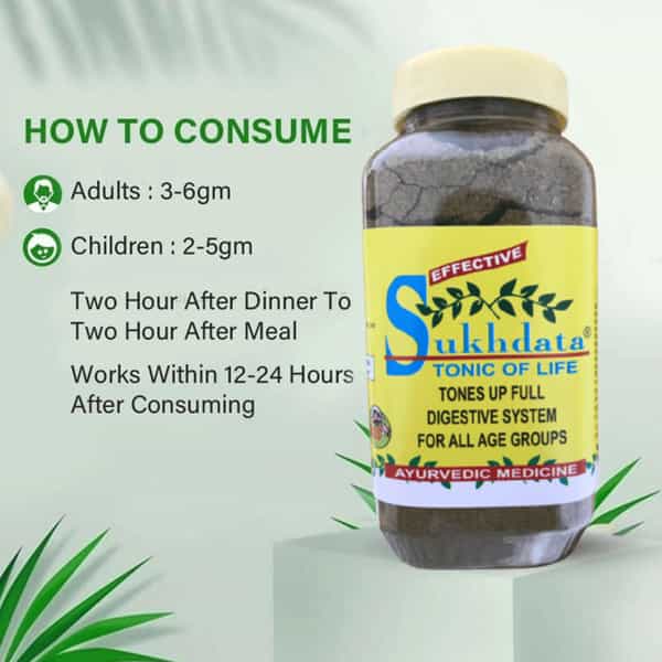 Hass Sukhdata-Tonic Of Life | Ayurvedic Medicine For Constipaiton Relief & Indigestion