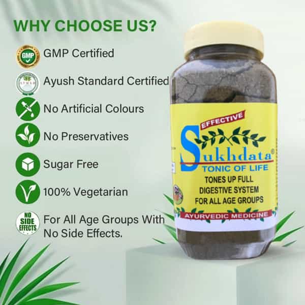 Hass Sukhdata-Tonic Of Life | Ayurvedic Medicine For Constipaiton Relief & Indigestion