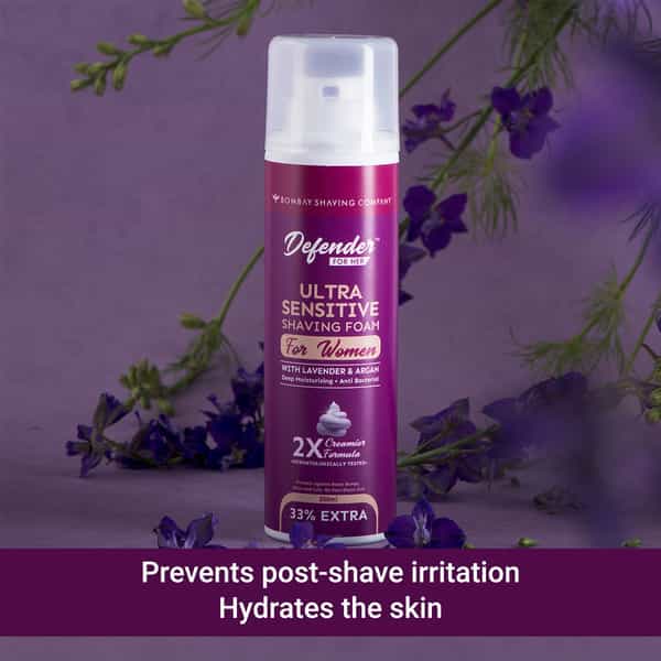 Bombay Shaving Company Defender For Her Ultra Sensitive Shaving Foam - 200 Ml