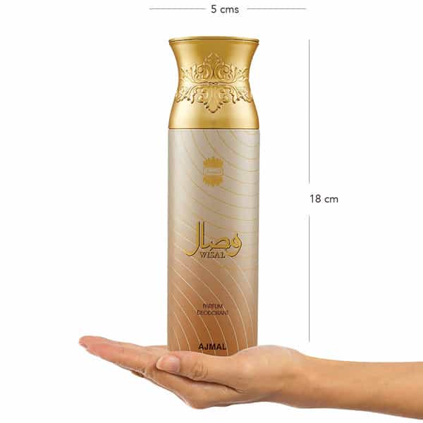 Ajmal Zeal Eau De Parfum 100Ml Perfume For Men And Wisal Deodorant 200Ml For Women